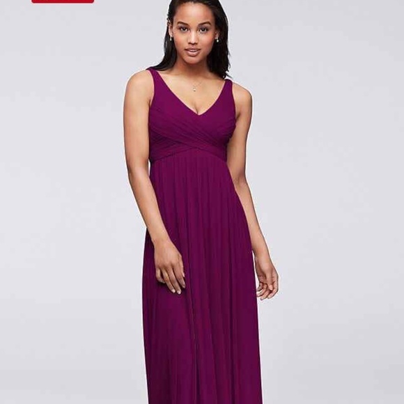 Long Mesh Dress with Cowl Back Detail - Picture 1 of 4